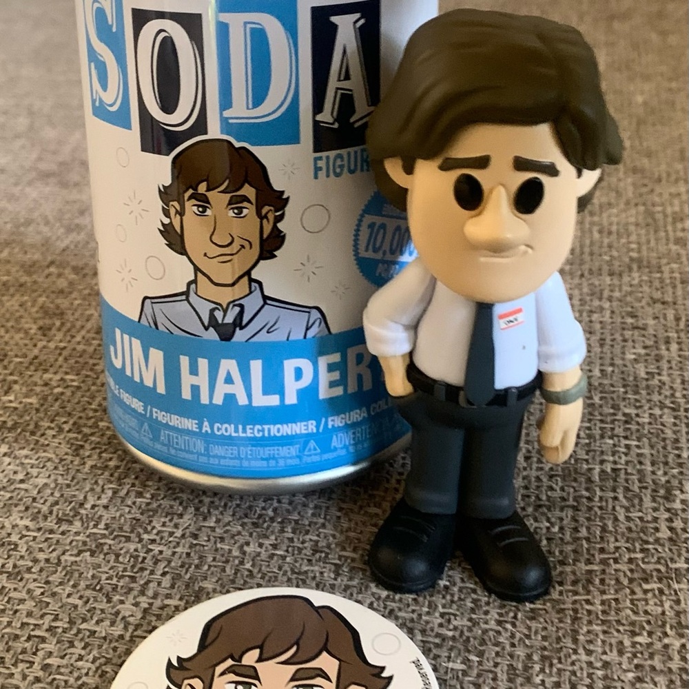 Funko Jim Halpert Vinyl Soda Figure with Can